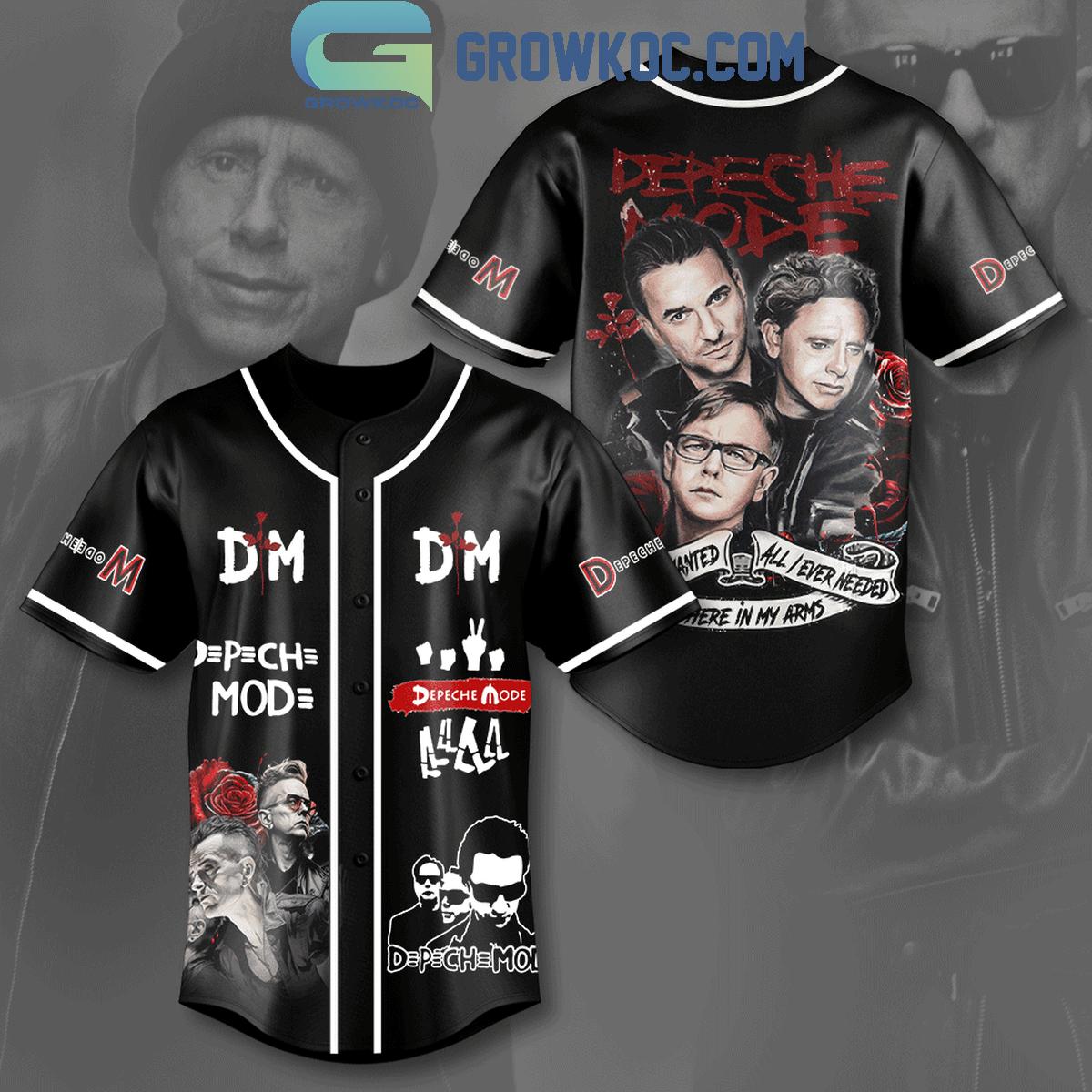 Depeche Mode All I Ever Needed There In My Arms Baseball Jersey Unisex T-shirt, Sweatshirt, Hoodie, Long Sleeve Tee - T-Shirt, Sweatshirt, Hoodie