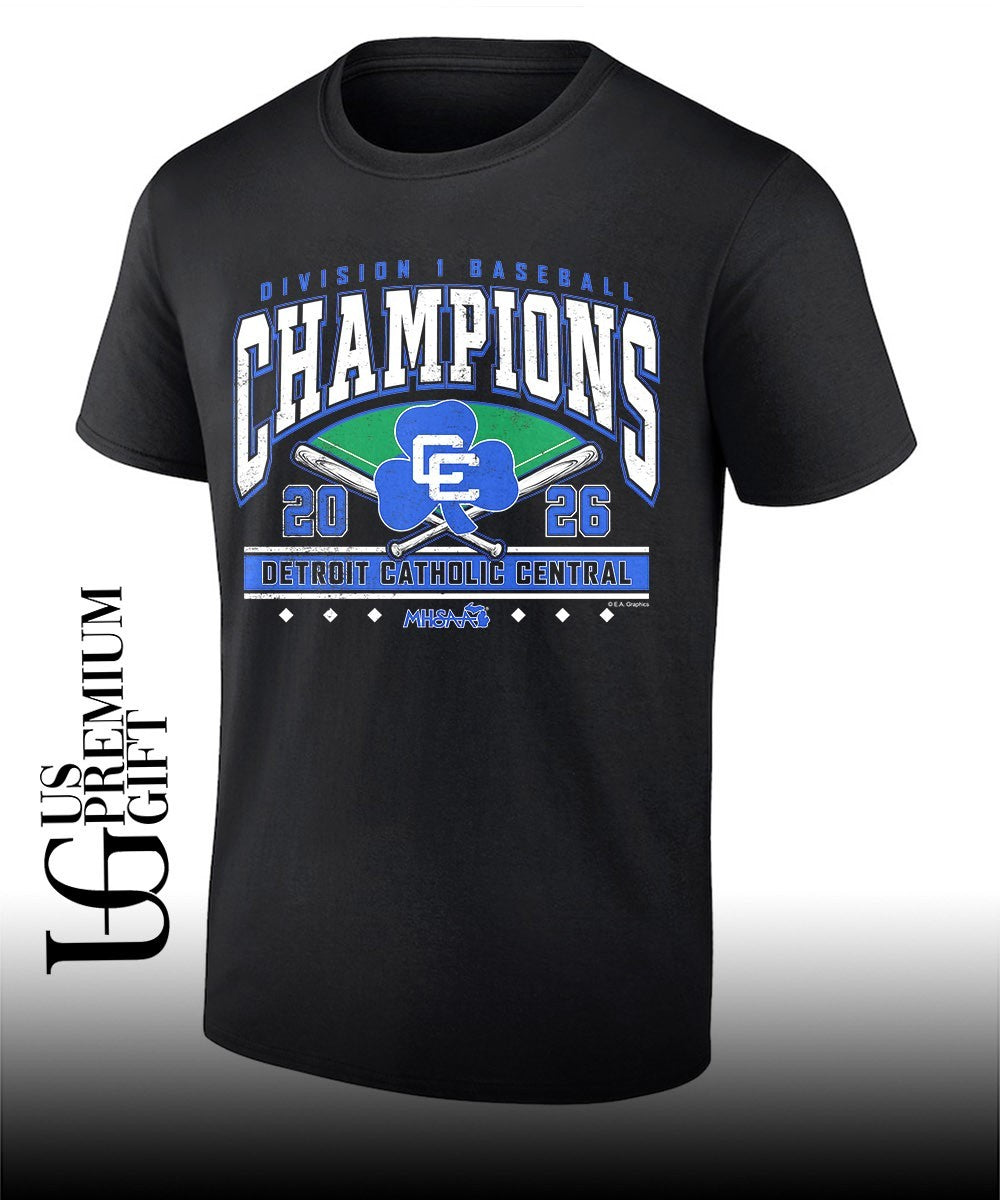 Detroit Catholic Central MHSAA Baseball D1 Champions 2026 shirt Unisex T-shirt, Sweatshirt, Hoodie, Long Sleeve Tee - T-Shirt, Sweatshirt, Hoodie