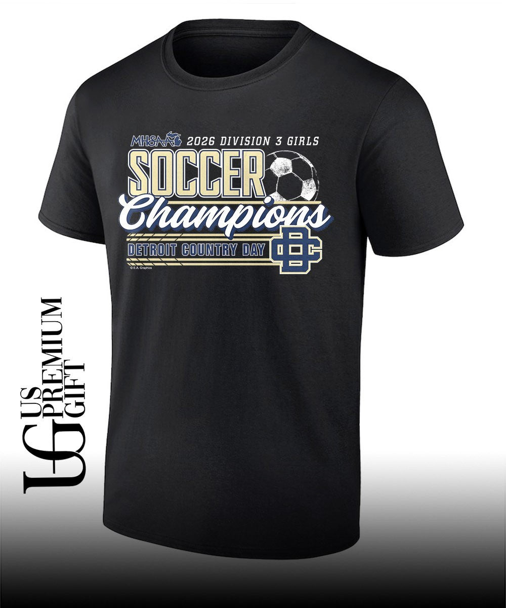 Detroit Country Day MHSAA Girls Soccer D3 Champions 2026 shirt Unisex T-shirt, Sweatshirt, Hoodie, Long Sleeve Tee - T-Shirt, Sweatshirt, Hoodie