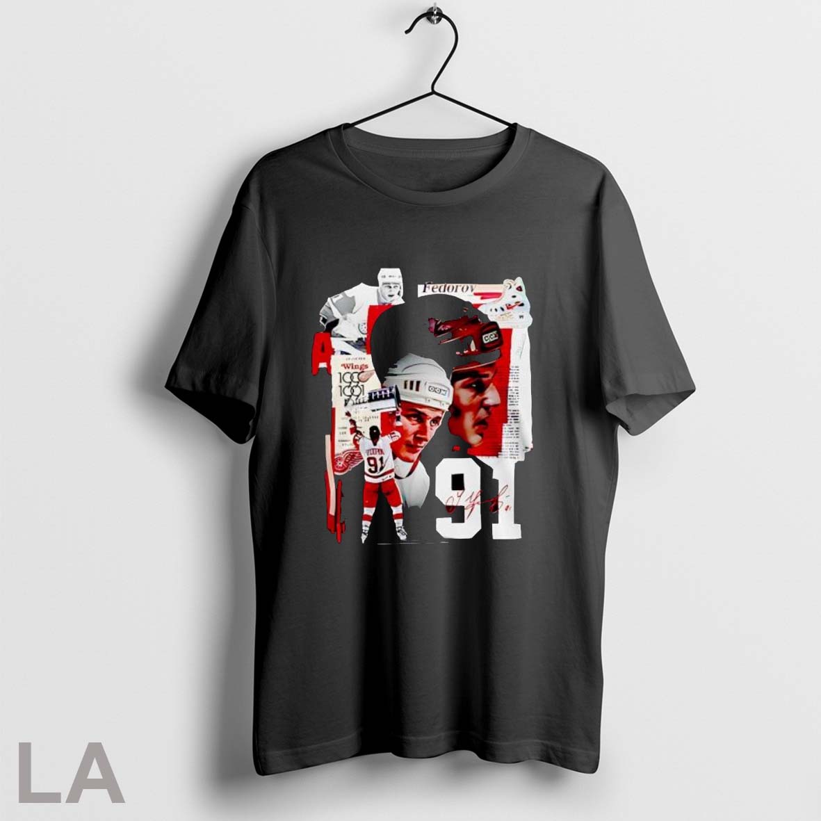Detroit Red Wings X Sergei Fedorov Signature Red T-Shirts, Hoodie, Sweatshirt - T-Shirt, Sweatshirt, Hoodie