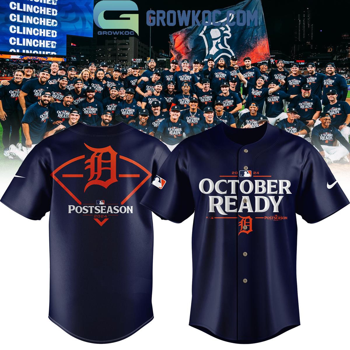 Detroit Tigers 2024 October Ready Fan Baseball Jersey Unisex T-shirt, Sweatshirt, Hoodie, Long Sleeve Tee - T-Shirt, Sweatshirt, Hoodie
