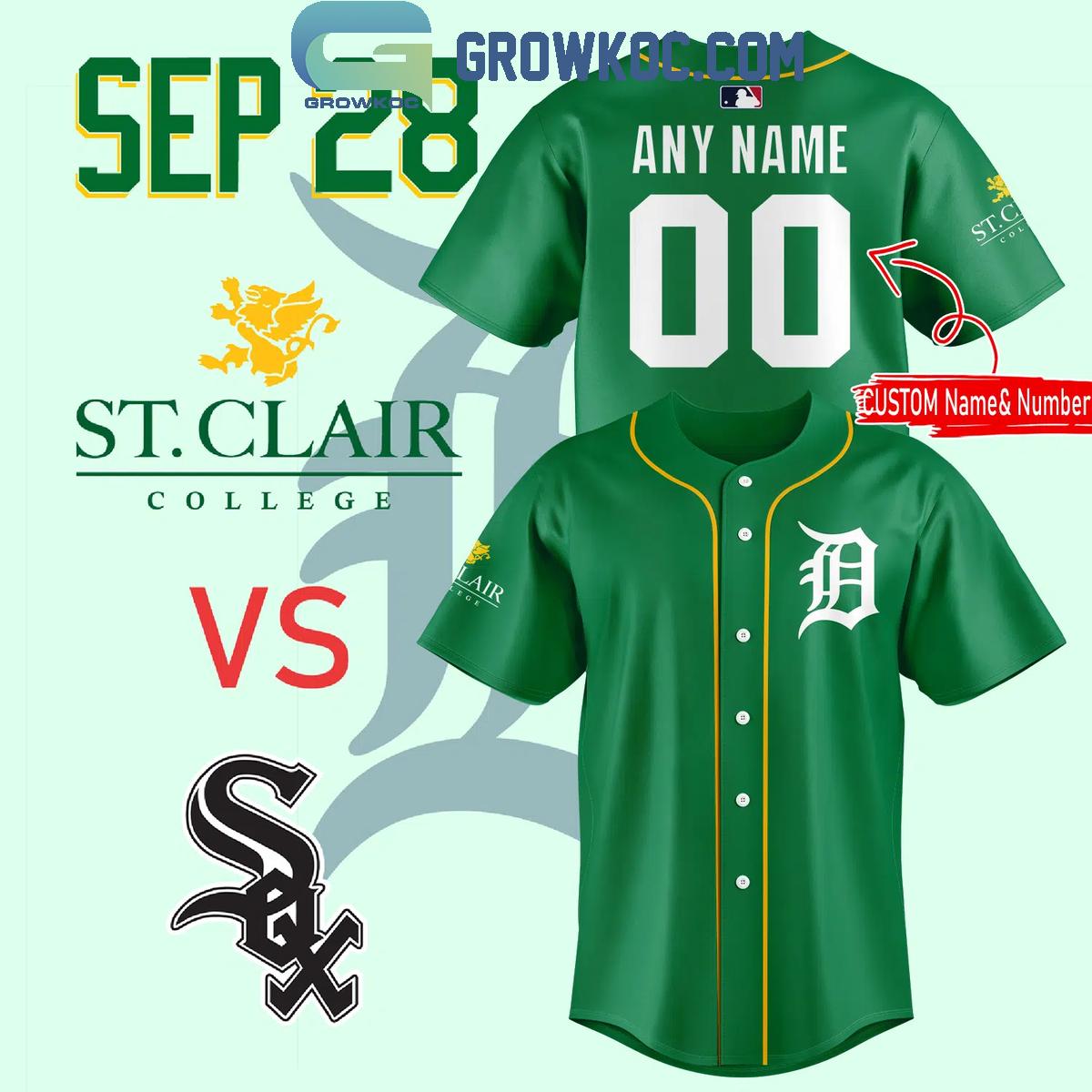Detroit Tigers 2024 St. Clair College Fan Personalized Baseball Jersey Unisex T-shirt, Sweatshirt, Hoodie, Long Sleeve Tee - T-Shirt, Sweatshirt, Hoodie
