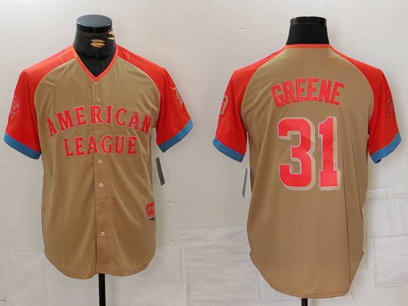 Detroit Tigers #31 Riley Greene Cream 2024 All Star Limited Stitched Baseball Jersey baseball jersey product view 1