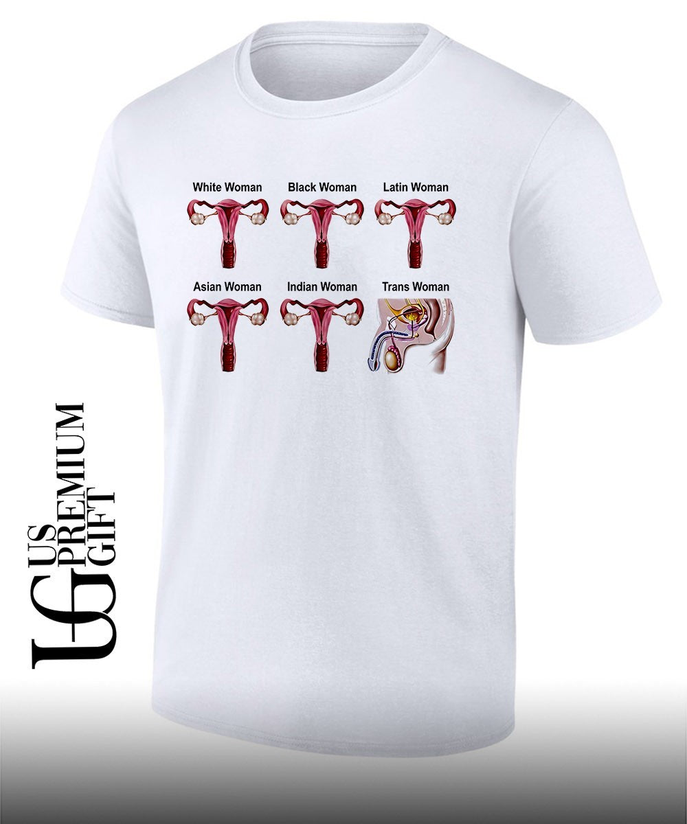 Diagrams Labeled White Woman Black Woman Trans Woman 2026 shirt Unisex T-shirt, Sweatshirt, Hoodie, Long Sleeve Tee - T-Shirt, Sweatshirt, Hoodie