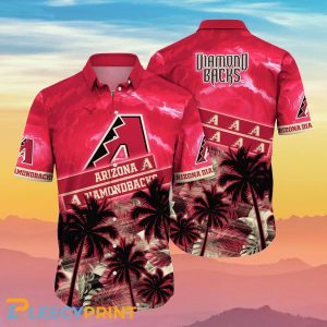 Diamondbacks MLB Palm Hawaiian Shirt Ideal Gift For Real Fans Unisex T-shirt, Sweatshirt, Hoodie, Long Sleeve Tee - T-Shirt, Sweatshirt, Hoodie
