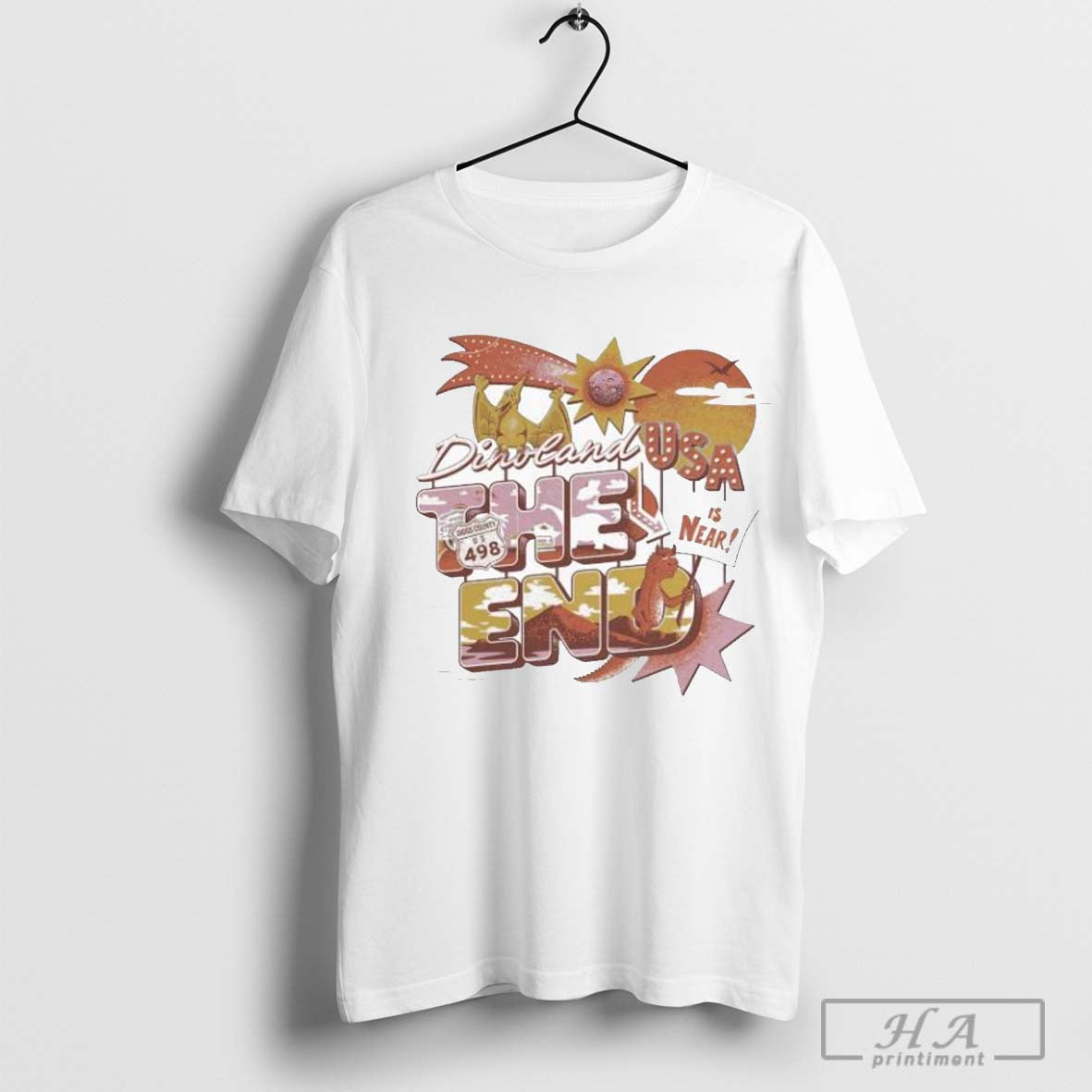 Dinoland Usa Diggs County Us 498 End Is Near T-Shirts, Hoodie, Sweatshirt - T-Shirt, Sweatshirt, Hoodie