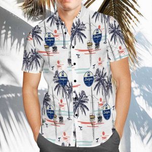Dodgers Hawaiian Shirt Chinoiserie Print Hawaiian Shirt, LA Dodgers Hawaiian Shirt Unisex T-shirt, Sweatshirt, Hoodie, Long Sleeve Tee - T-Shirt, Sweatshirt, Hoodie