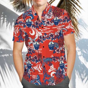 Dodgers Vintage Floral Pattern Hawaiian Shirt, LA Dodgers Hawaiian Shirt Unisex T-shirt, Sweatshirt, Hoodie, Long Sleeve Tee - T-Shirt, Sweatshirt, Hoodie