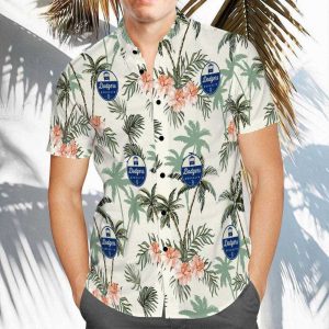 Dodgers Vintage Print Hawaiian Shirt, LA Dodgers Hawaiian Shirt Unisex T-shirt, Sweatshirt, Hoodie, Long Sleeve Tee - T-Shirt, Sweatshirt, Hoodie