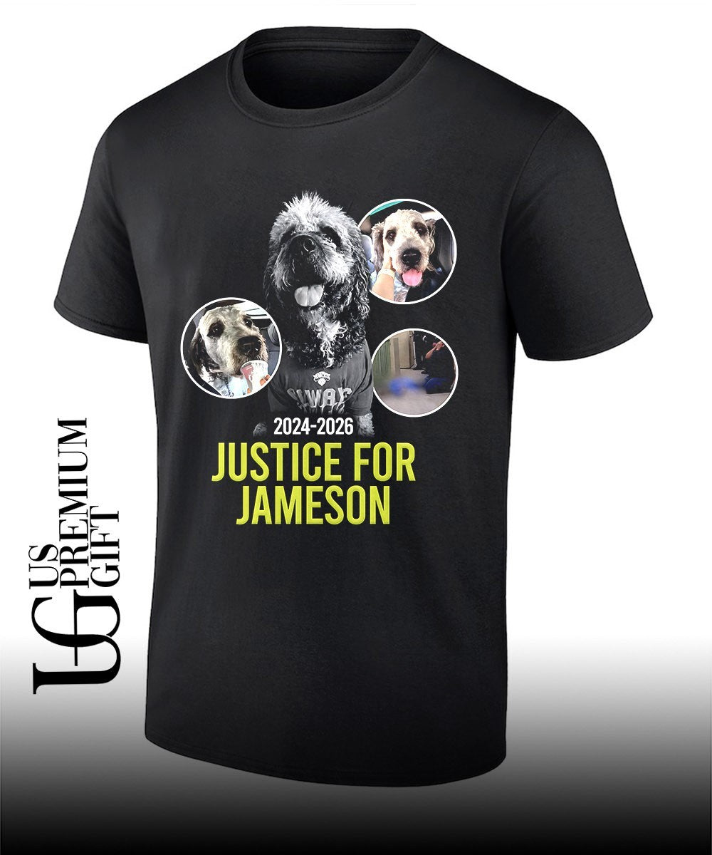 Dog Justice for Jameson 20244-2026 shirt Unisex T-shirt, Sweatshirt, Hoodie, Long Sleeve Tee - T-Shirt, Sweatshirt, Hoodie