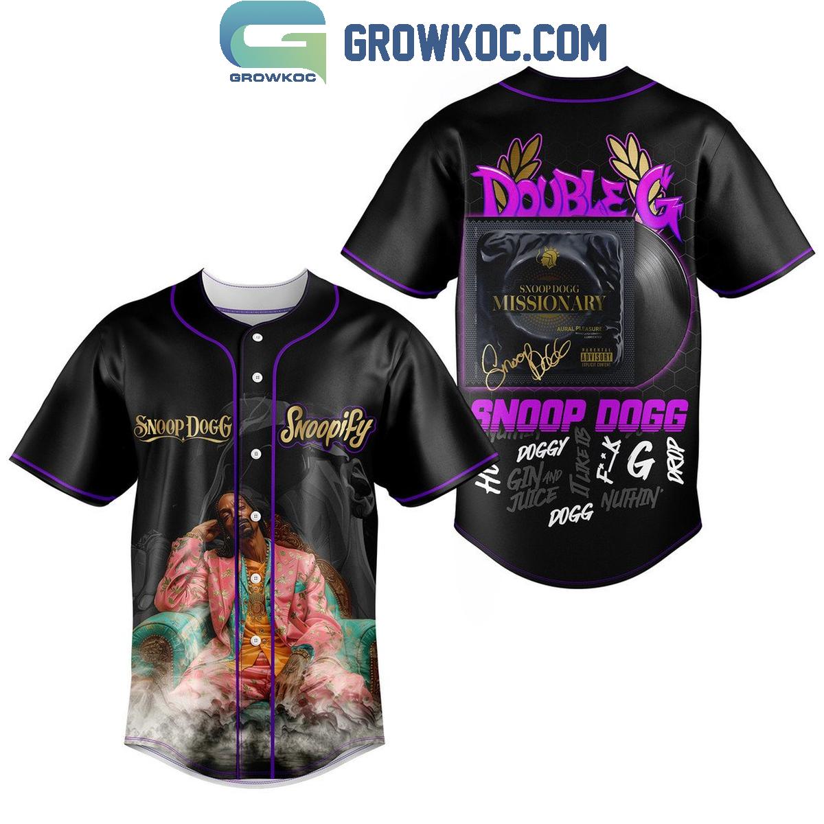 Double G Snoop Dogg Missionary 2025 Baseball Jersey Unisex T-shirt, Sweatshirt, Hoodie, Long Sleeve Tee - T-Shirt, Sweatshirt, Hoodie