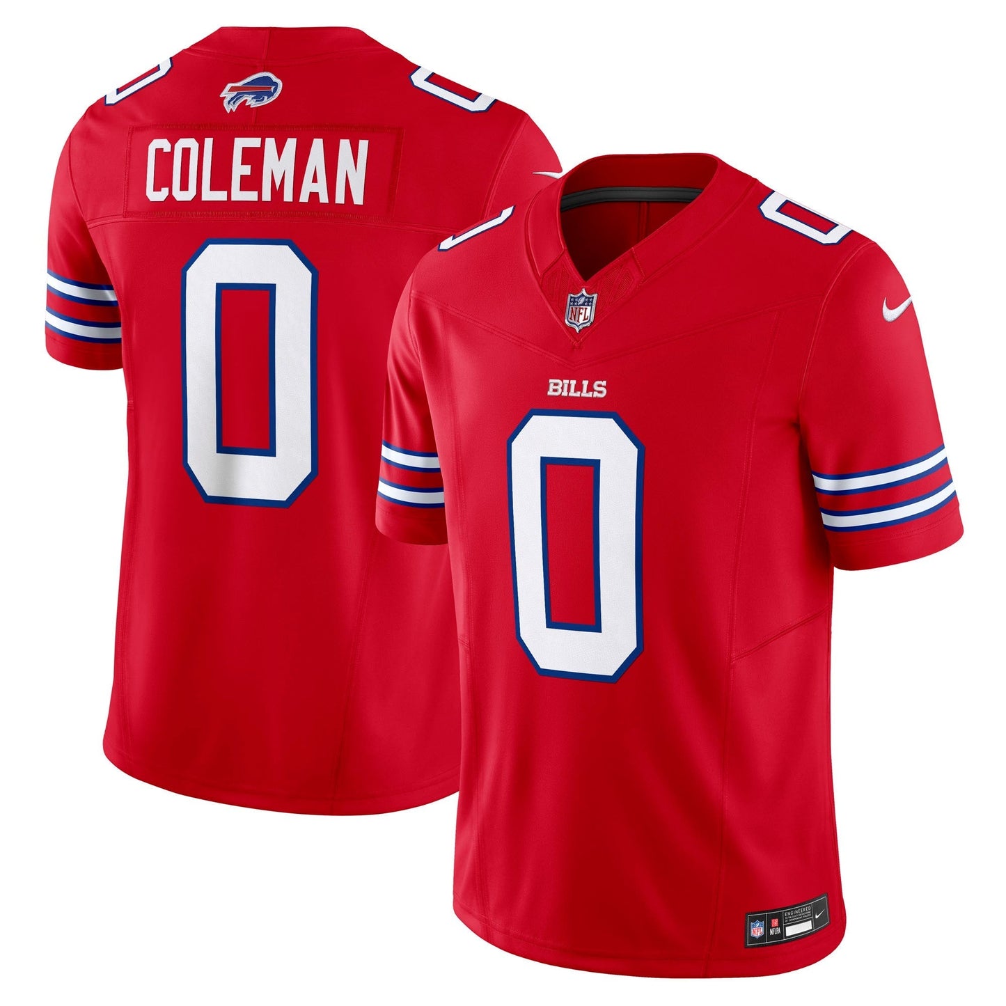 Buffalo Bills Keon Coleman Red Alternate Vapor F.U.S.E. Limited Jersey football jersey product view 1