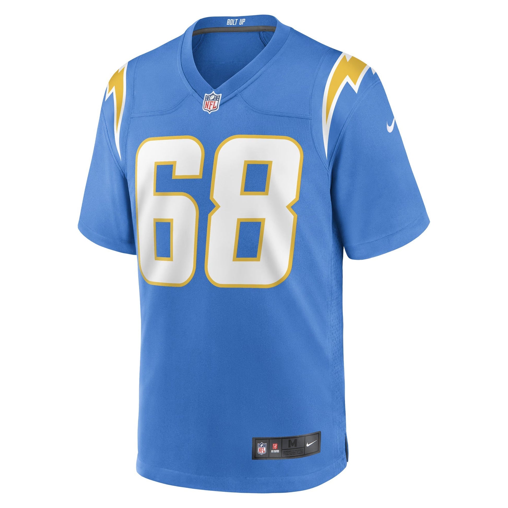 Los Angeles Chargers Jamaree Salyer Powder Blue Game Player Jersey football jersey product view 1
