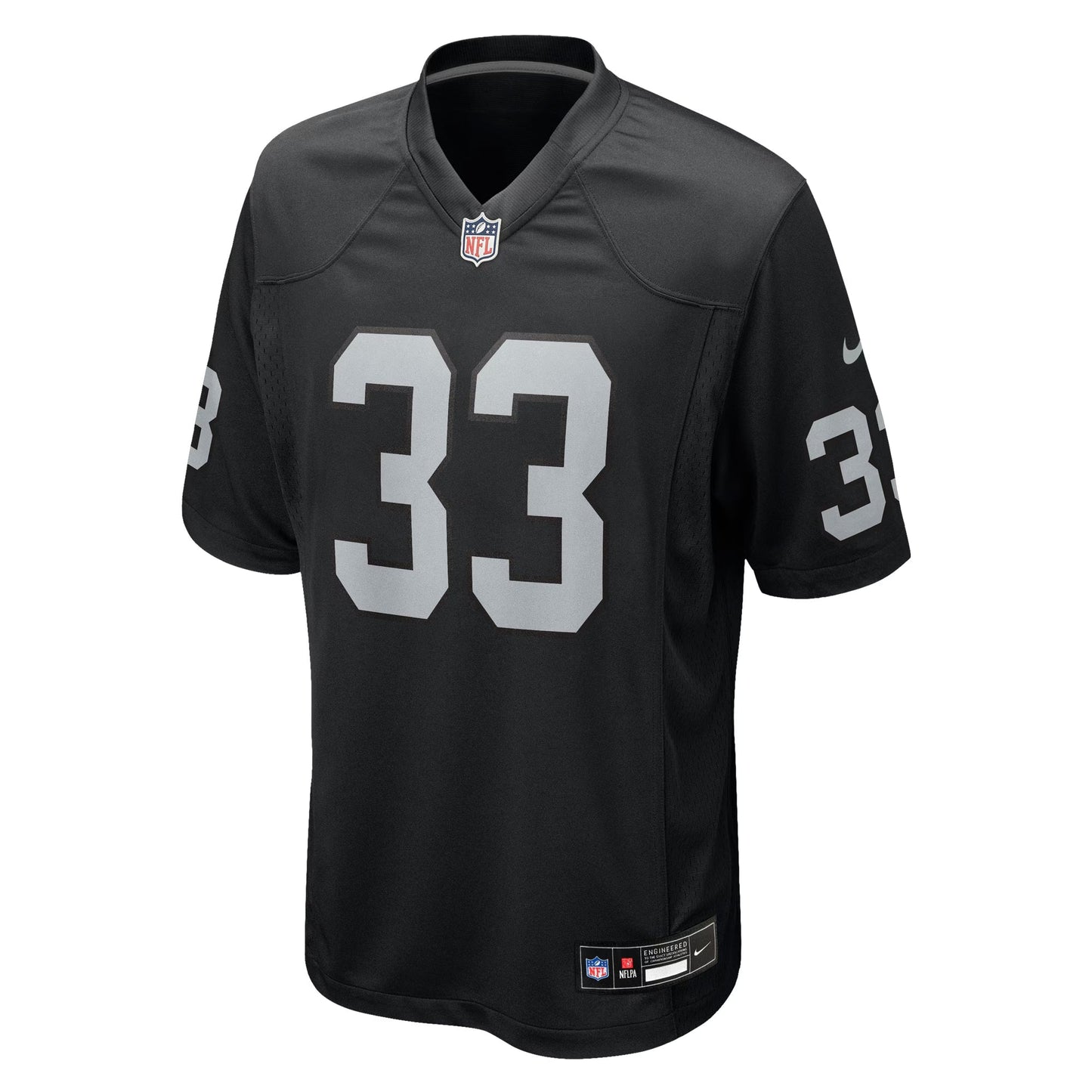 Las Vegas Raiders Jamal Adams Black Team Game Jersey football jersey product view 1