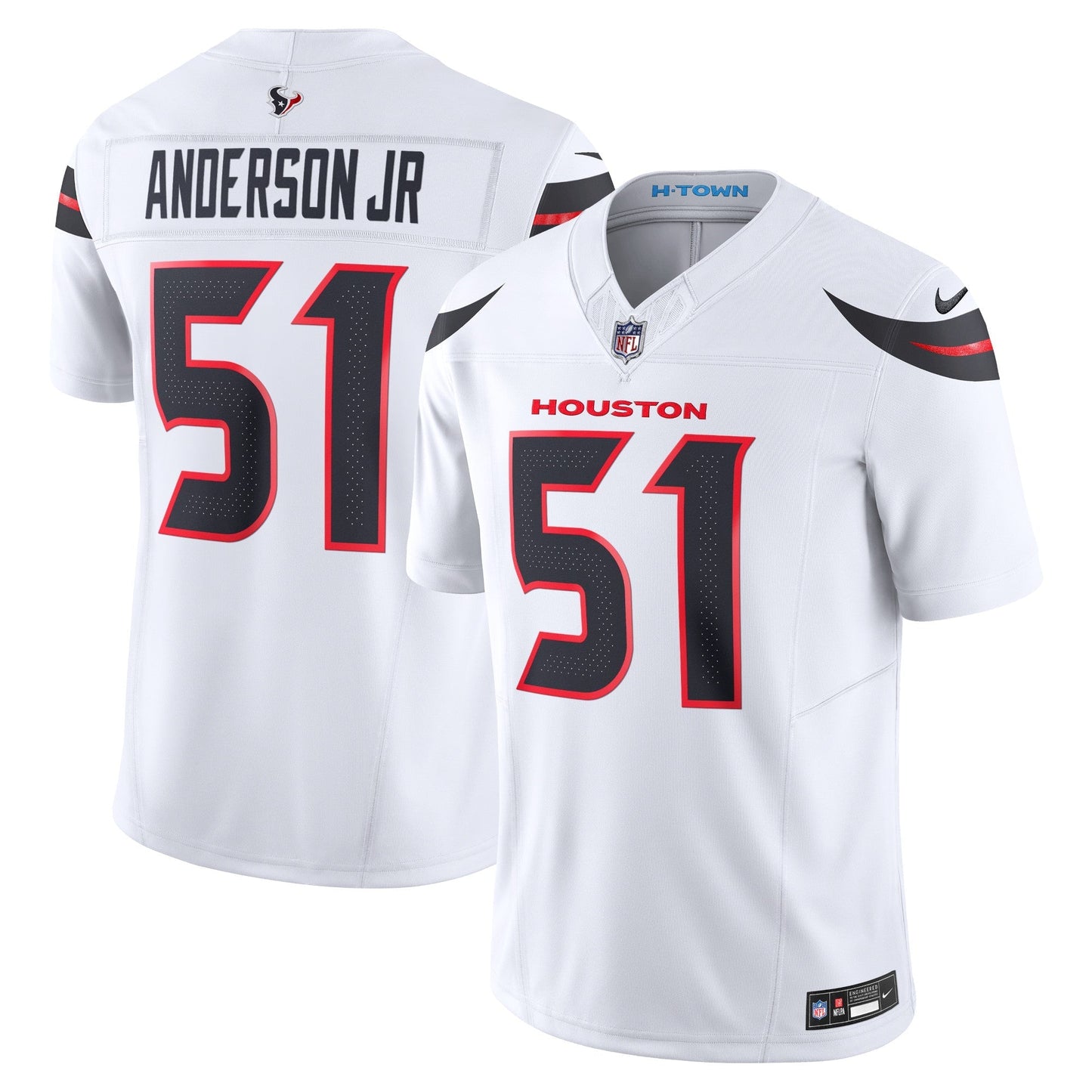 Houston Texans Will Anderson Jr. White Vapor F.U.S.E. Limited Jersey football jersey product view 1