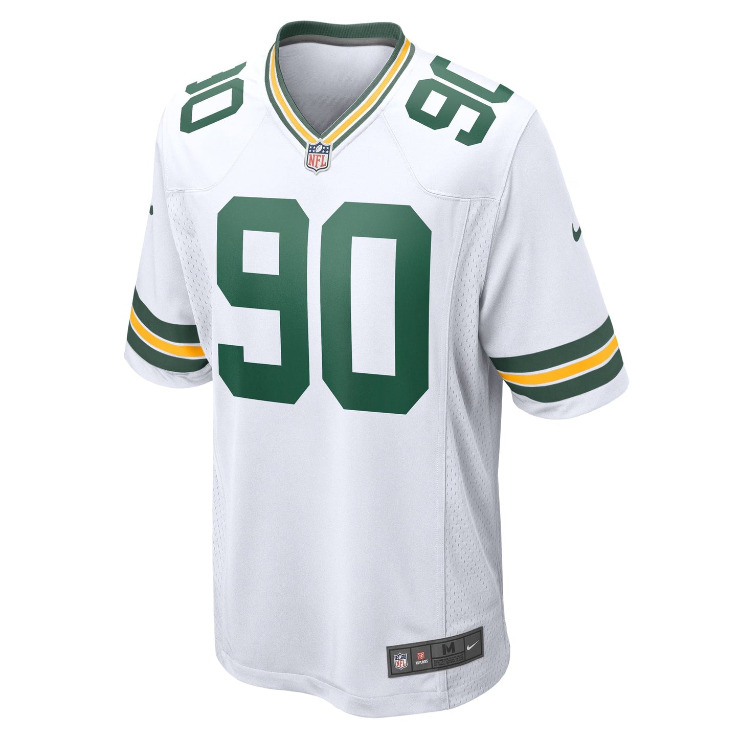 Green Bay Packers Lukas Van Ness White Game Jersey football jersey product view 2