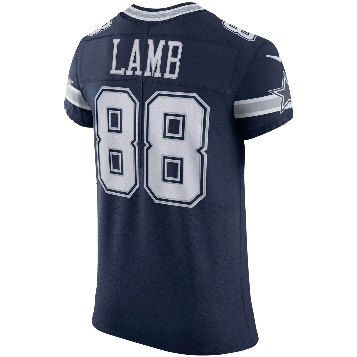 Dallas Cowboys CeeDee Lamb Navy Vapor Elite Jersey football jersey product view 2