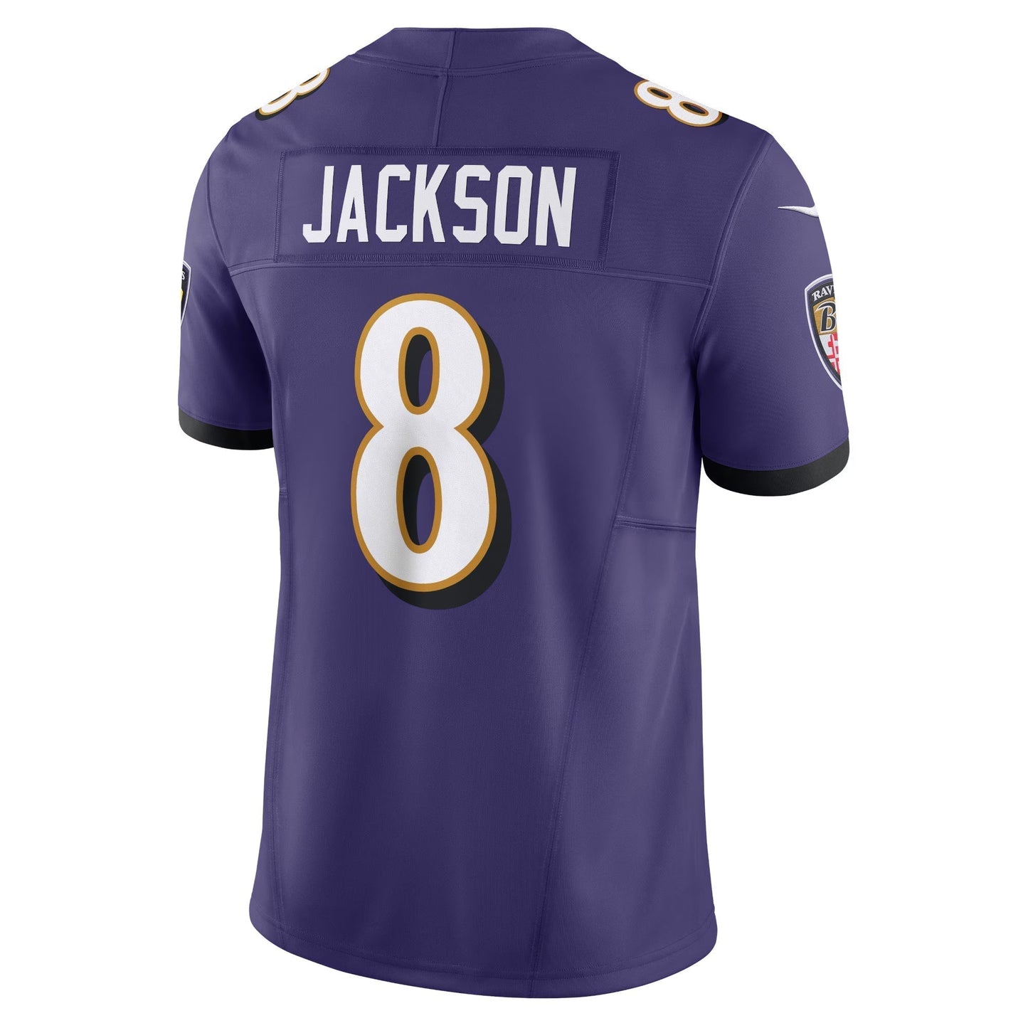 Baltimore Ravens Lamar Jackson Purple Vapor F.U.S.E. Limited Jersey football jersey product view 3