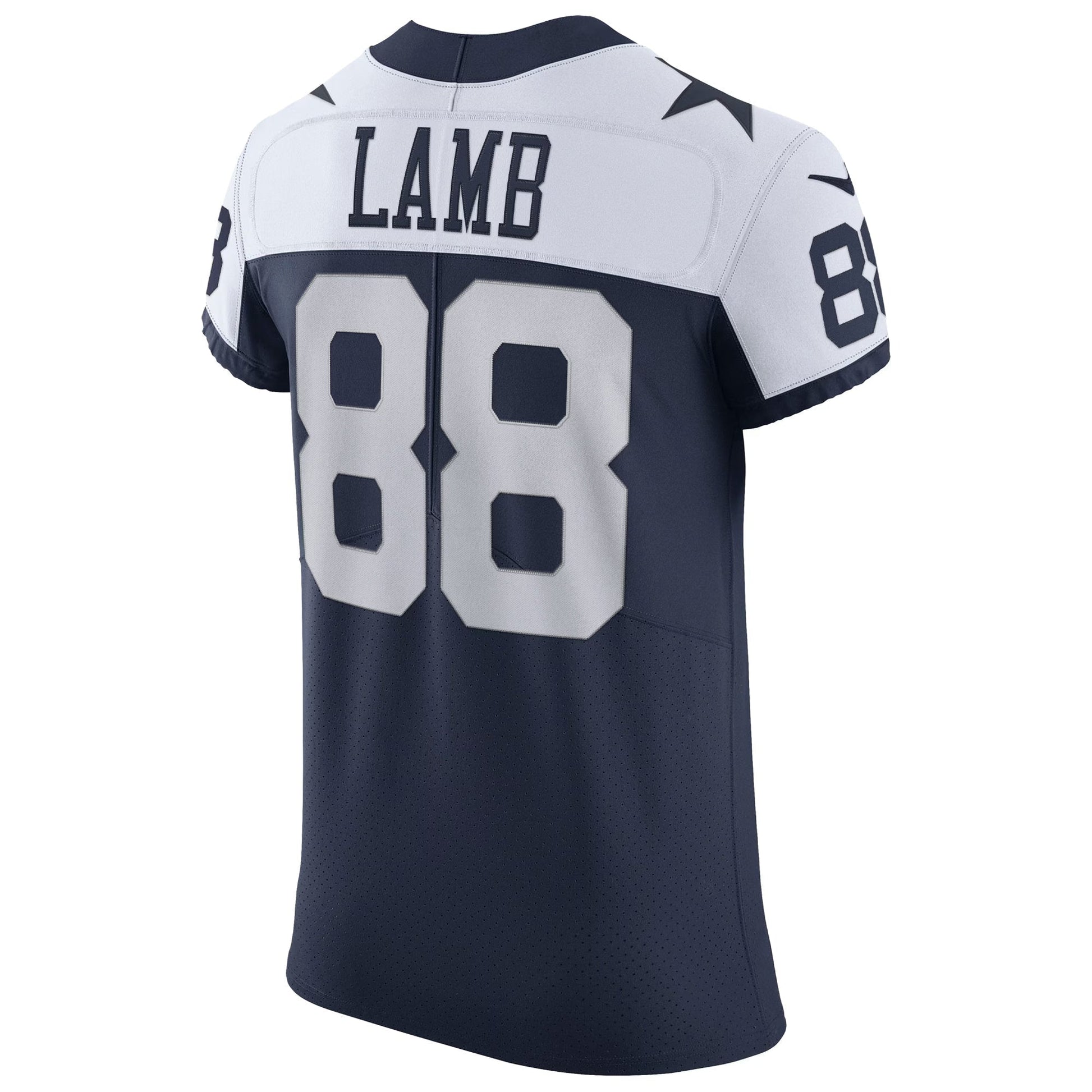 Dallas Cowboys CeeDee Lamb Navy Alternate Vapor Elite Jersey football jersey product view 3