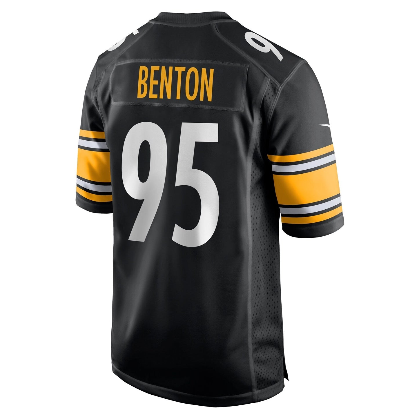 Pittsburgh Steelers Keeanu Benton Black Team Game Jersey football jersey product view 2