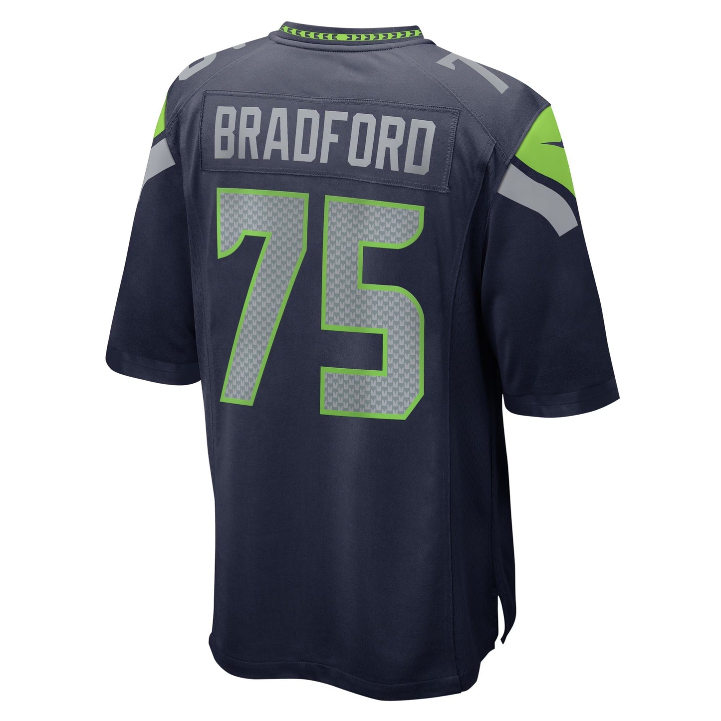 Seattle Seahawks Anthony Bradford College Navy Game Jersey football jersey product view 1