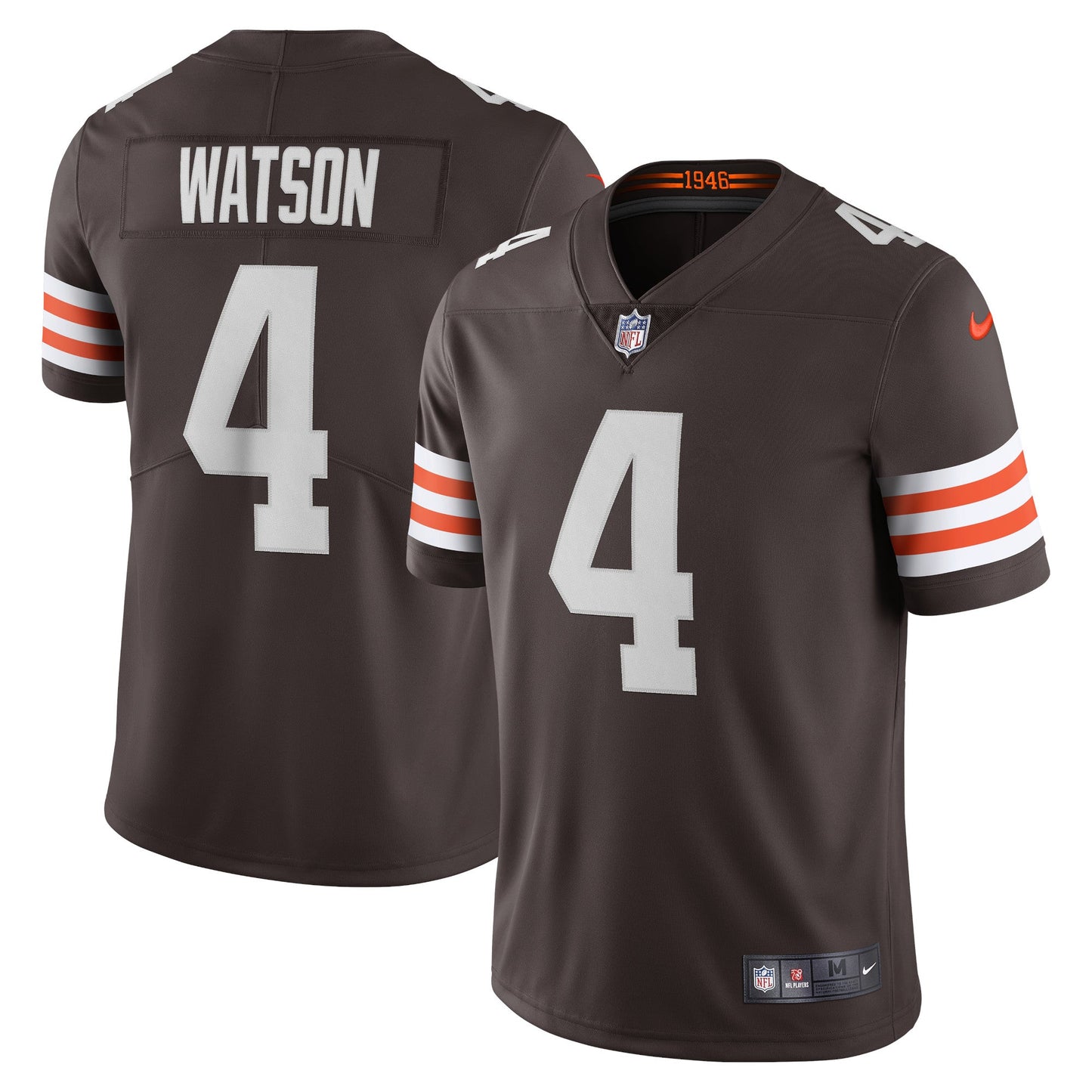 Cleveland Browns Deshaun Watson Brown Vapor Limited Jersey football jersey product view 1
