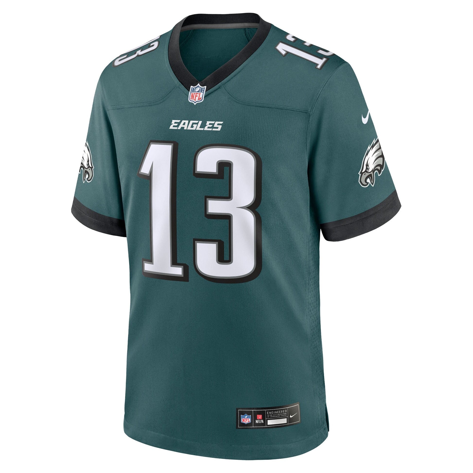 Philadelphia Eagles Azeez Ojulari Midnight Green Team Game Jersey football jersey product view 1
