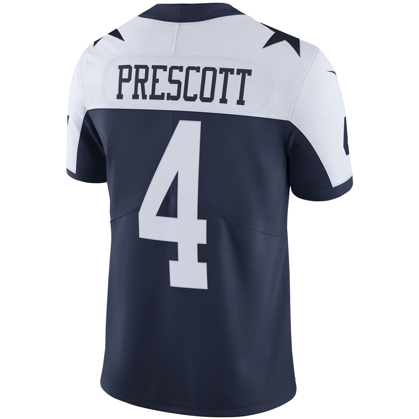 Dallas Cowboys Dak Prescott Navy Alternate Vapor Limited Jersey football jersey product view 1