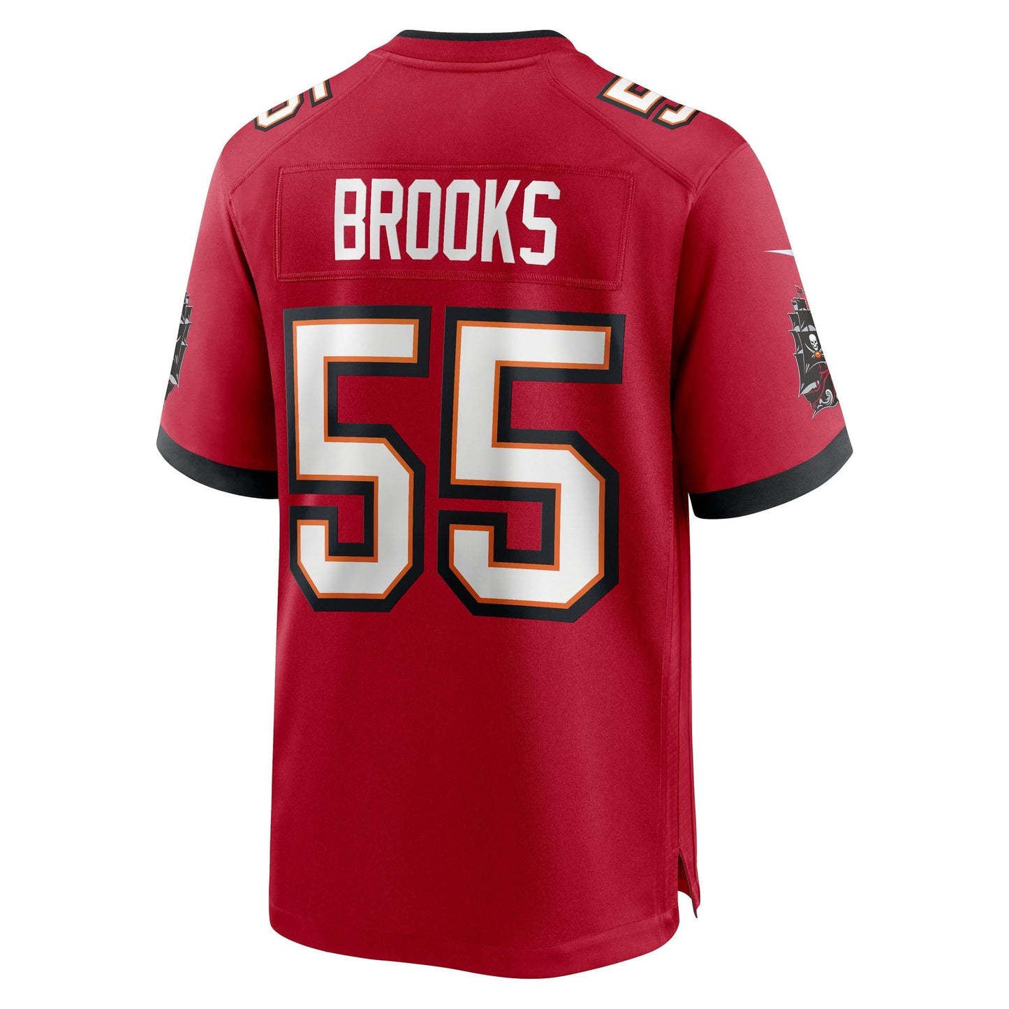 Tampa Bay Buccaneers Derrick Brooks Red 50th Season Team Game Jersey football jersey product view 3