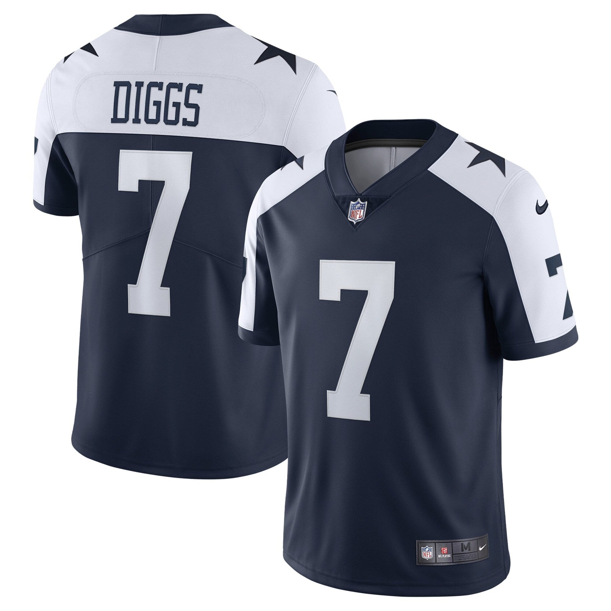 Dallas Cowboys Trevon Diggs Navy Alternate Vapor Limited Jersey football jersey product view 1