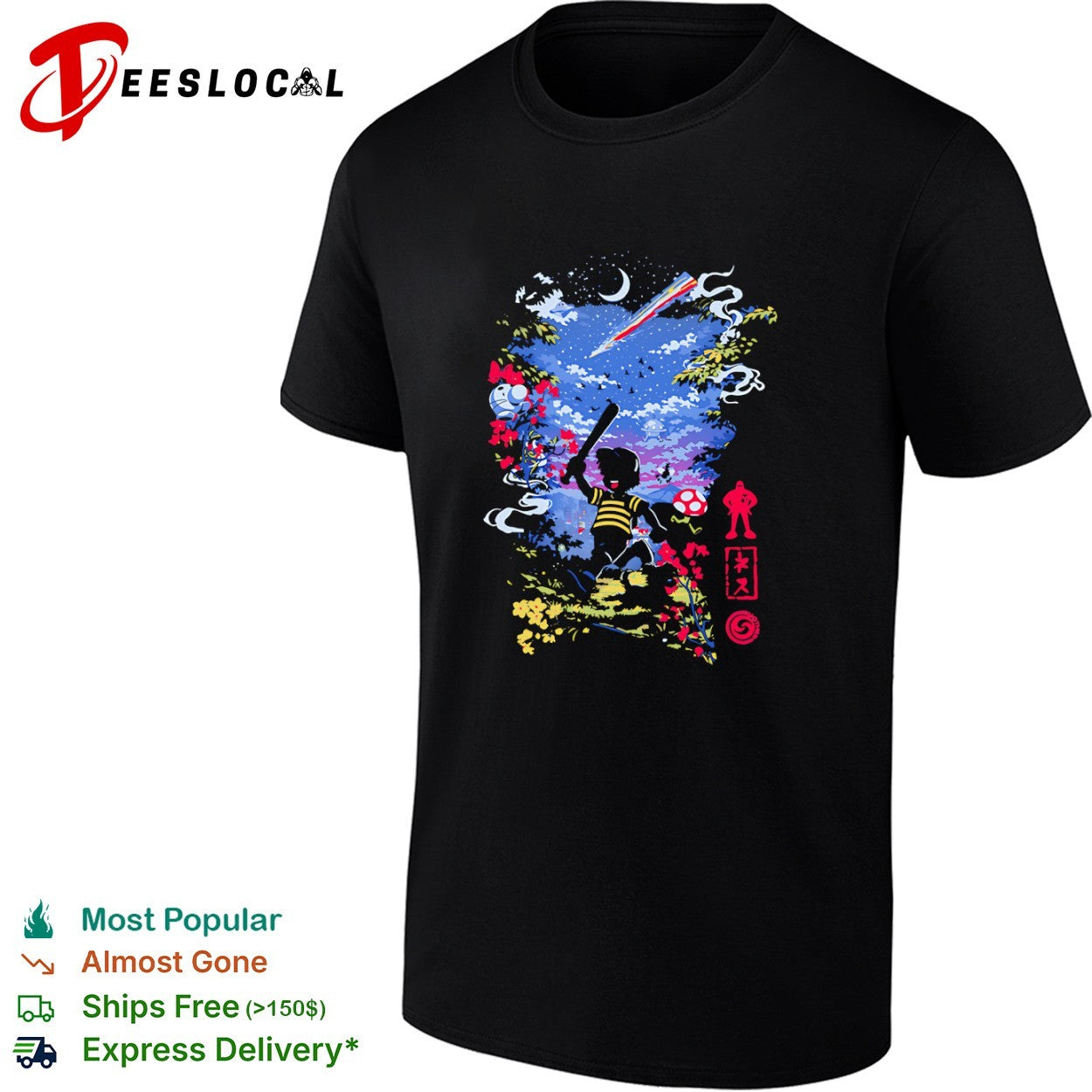 EarthBound Eagleland Meteorite shirt Unisex T-shirt, Sweatshirt, Hoodie, Long Sleeve Tee - T-Shirt, Sweatshirt, Hoodie
