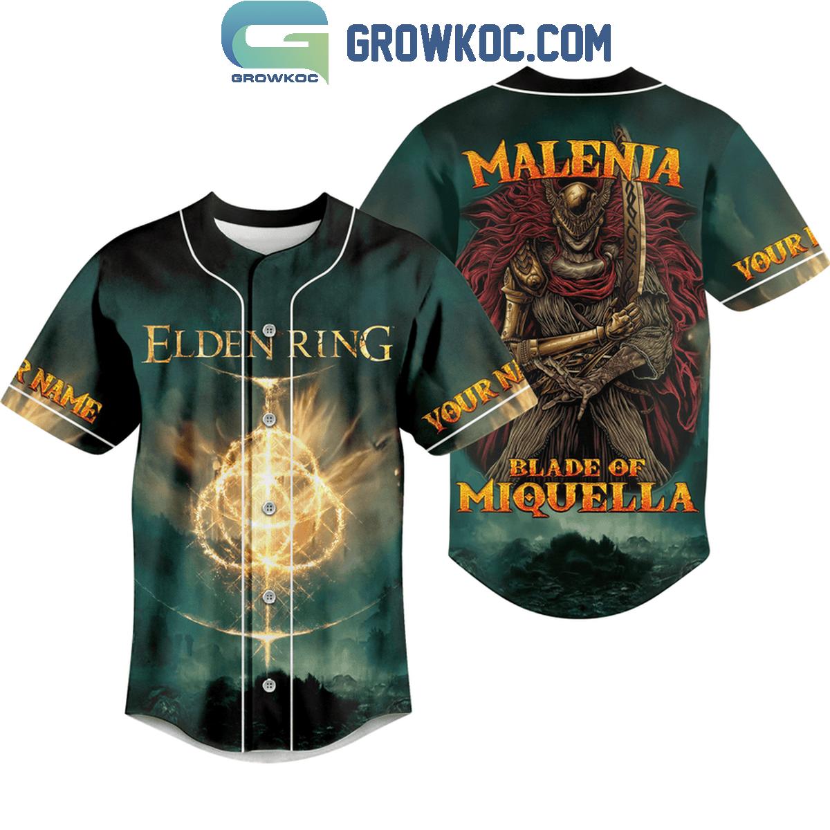 Elden Ring Malenia Blade Of Miquella Personalized Baseball Jersey Unisex T-shirt, Sweatshirt, Hoodie, Long Sleeve Tee - T-Shirt, Sweatshirt, Hoodie