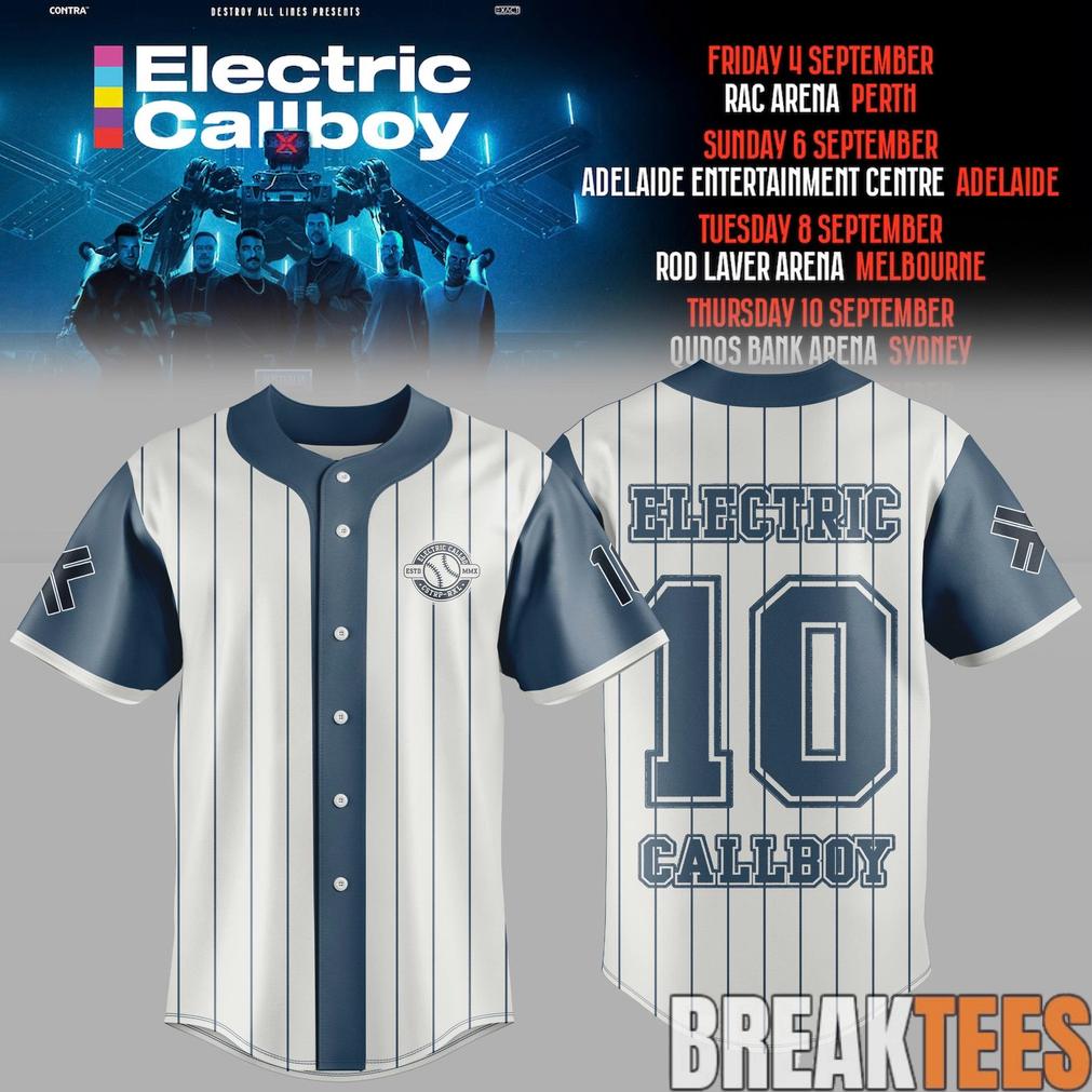 Electric Callboy TANZNEID World Tour 2026 Classic Baseball Jersey Unisex T-shirt, Sweatshirt, Hoodie, Long Sleeve Tee - T-Shirt, Sweatshirt, Hoodie