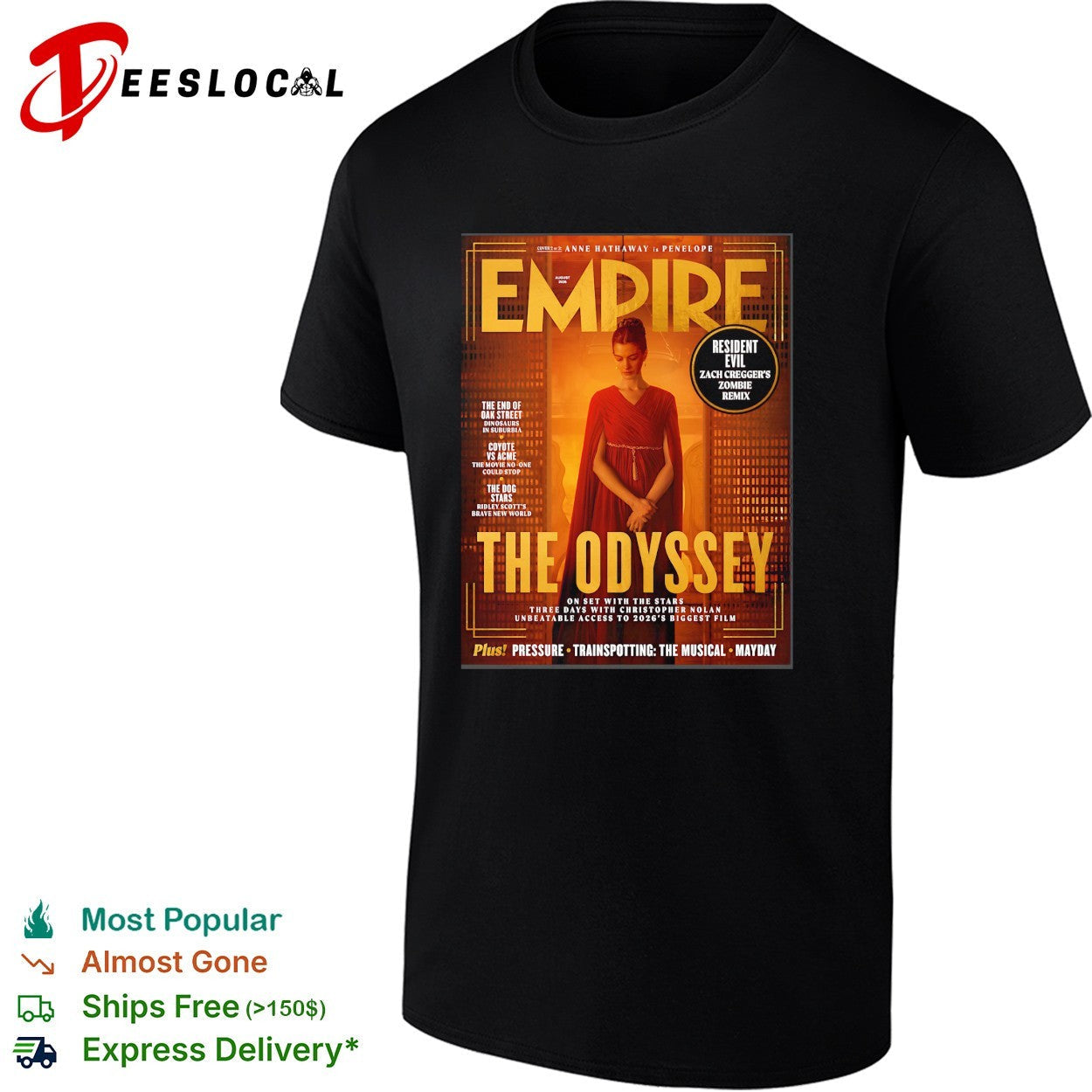 Empire magazine The Odyssey Penelope cover shirt Unisex T-shirt, Sweatshirt, Hoodie, Long Sleeve Tee - T-Shirt, Sweatshirt, Hoodie