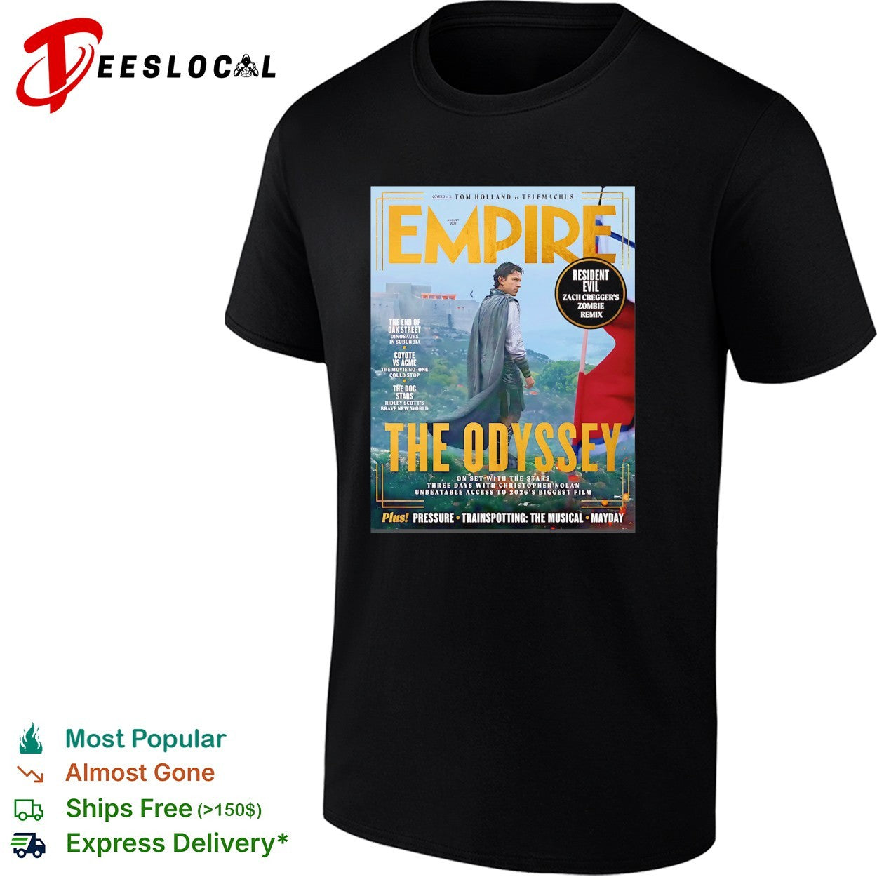 Empire magazine The Odyssey cliff cover shirt Unisex T-shirt, Sweatshirt, Hoodie, Long Sleeve Tee - T-Shirt, Sweatshirt, Hoodie