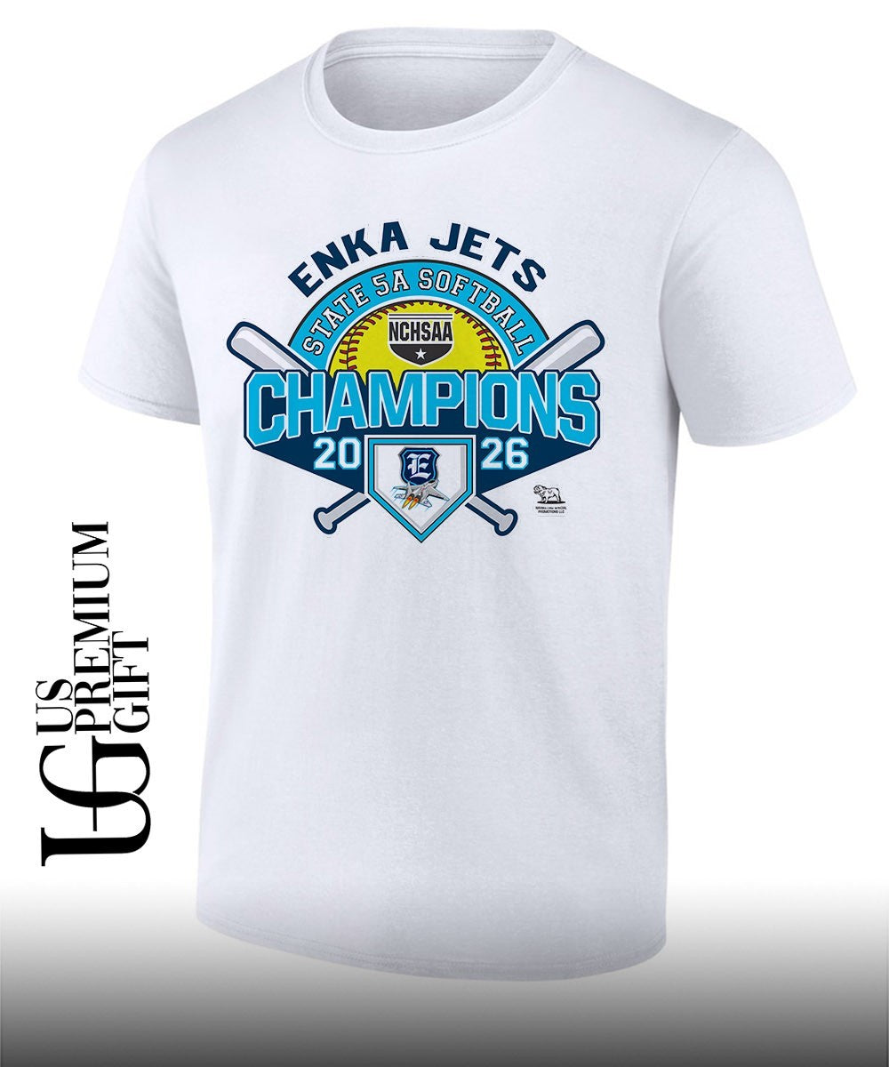 Enka Jets NCHSAA 5A Softball State Champions 2026 shirt Unisex T-shirt, Sweatshirt, Hoodie, Long Sleeve Tee - T-Shirt, Sweatshirt, Hoodie