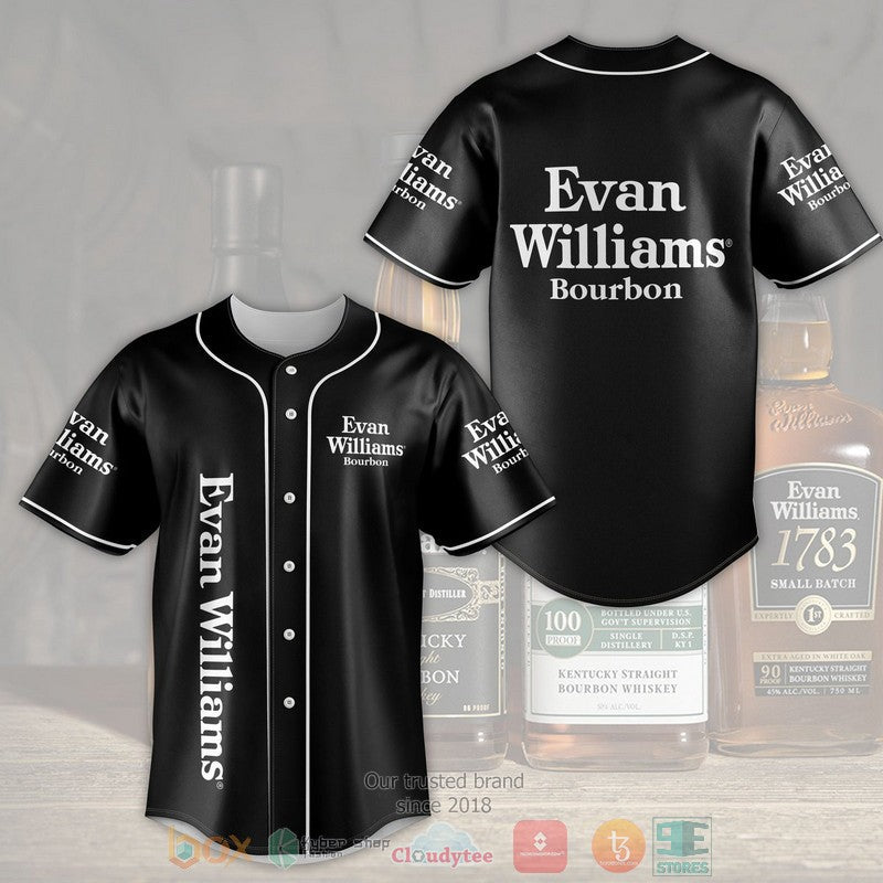 Evan Williams Bourbon Baseball shirt Unisex T-shirt, Sweatshirt, Hoodie, Long Sleeve Tee - T-Shirt, Sweatshirt, Hoodie