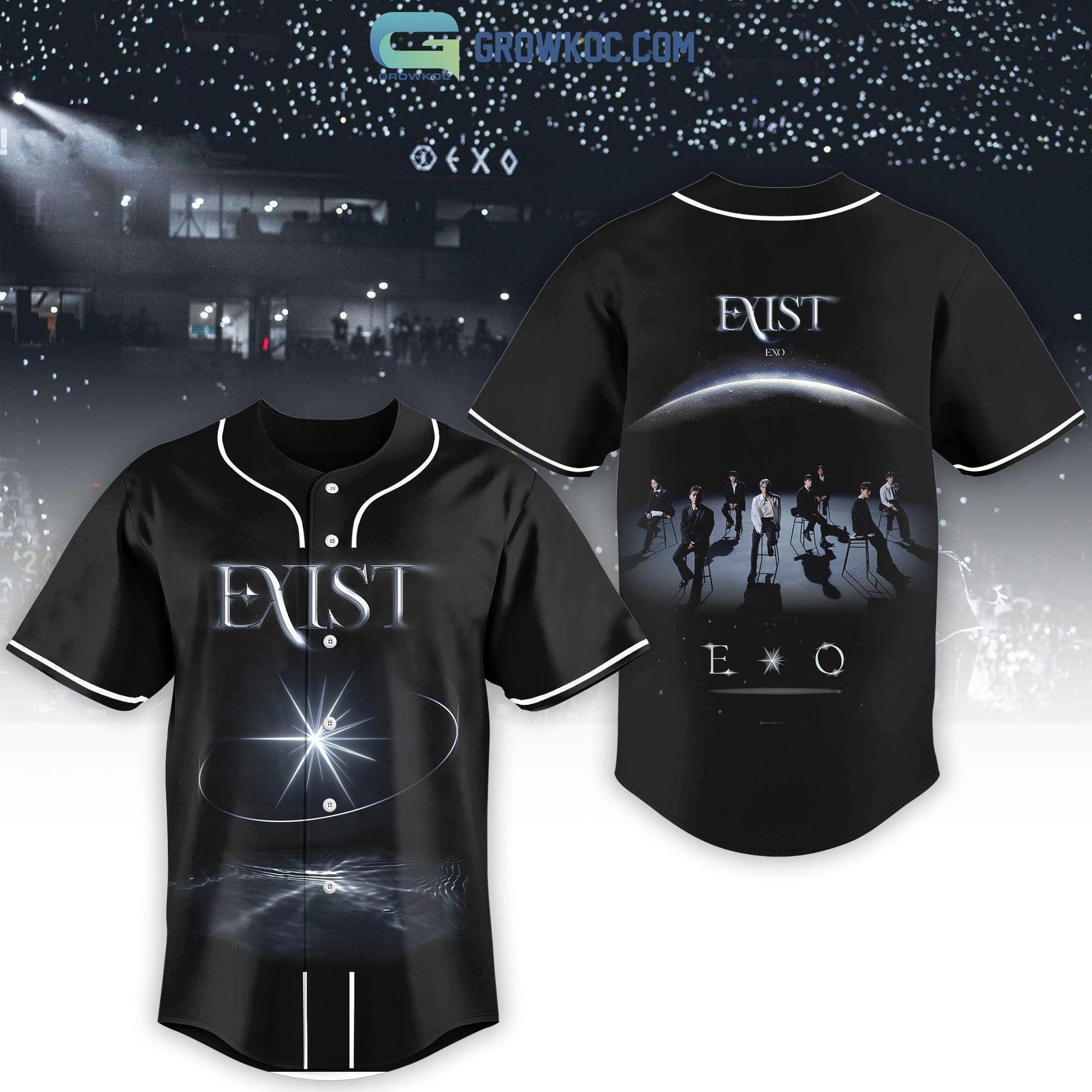 Exist Exo 2023 Baseball Jersey Unisex T-shirt, Sweatshirt, Hoodie, Long Sleeve Tee - T-Shirt, Sweatshirt, Hoodie