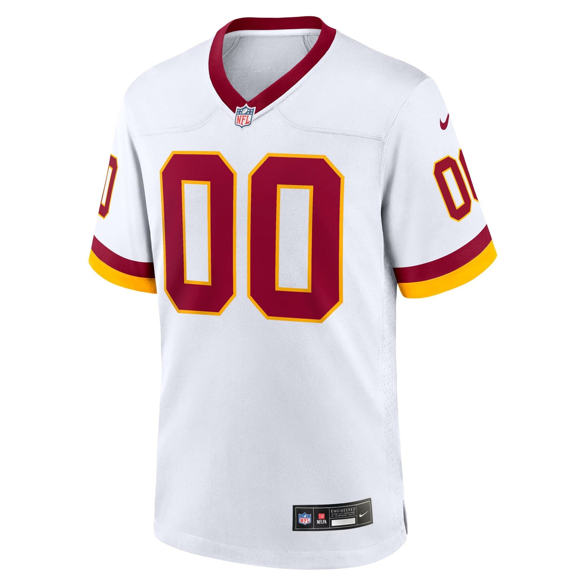 Washington Commanders White Game Super Bowl Era Custom Jersey football jersey product view 1