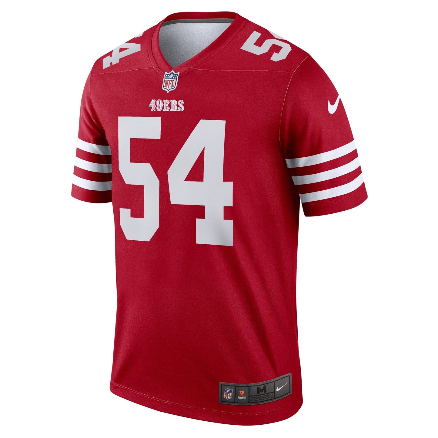 San Francisco 49ers Fred Warner Scarlet Legend Player Performance Top football jersey product view 1