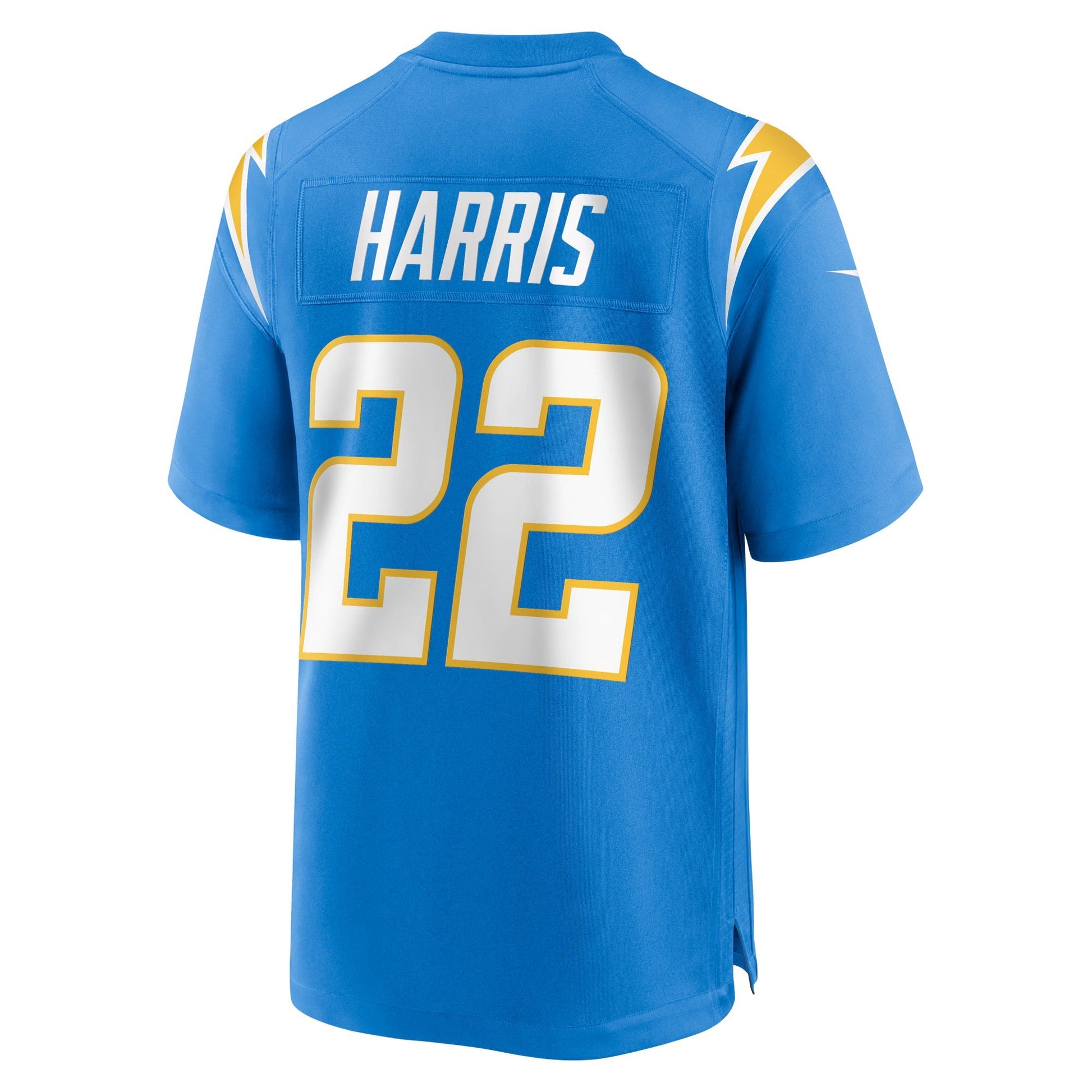 Los Angeles Chargers Najee Harris Powder Blue Game Player Jersey football jersey product view 3