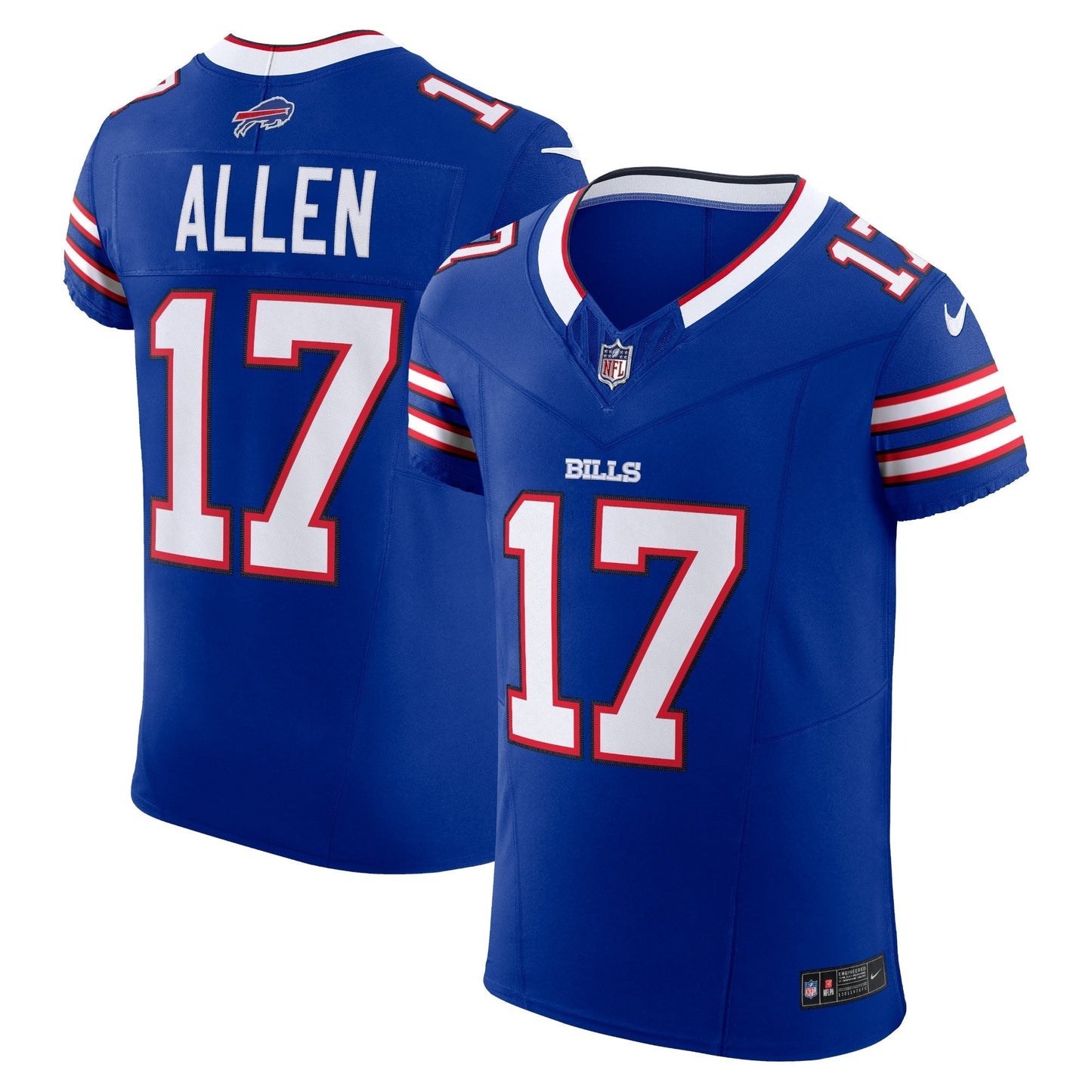 Buffalo Bills Josh Allen Royal Vapor F.U.S.E. Elite Jersey football jersey product view 1
