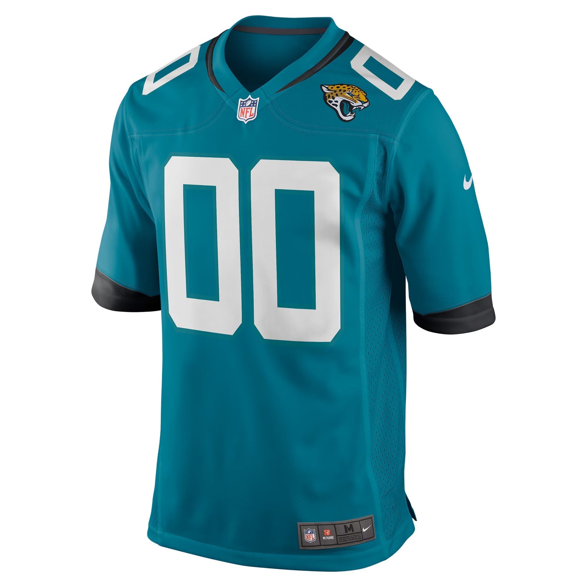 Jacksonville Jaguars Teal Custom Team Game Jersey football jersey product view 1