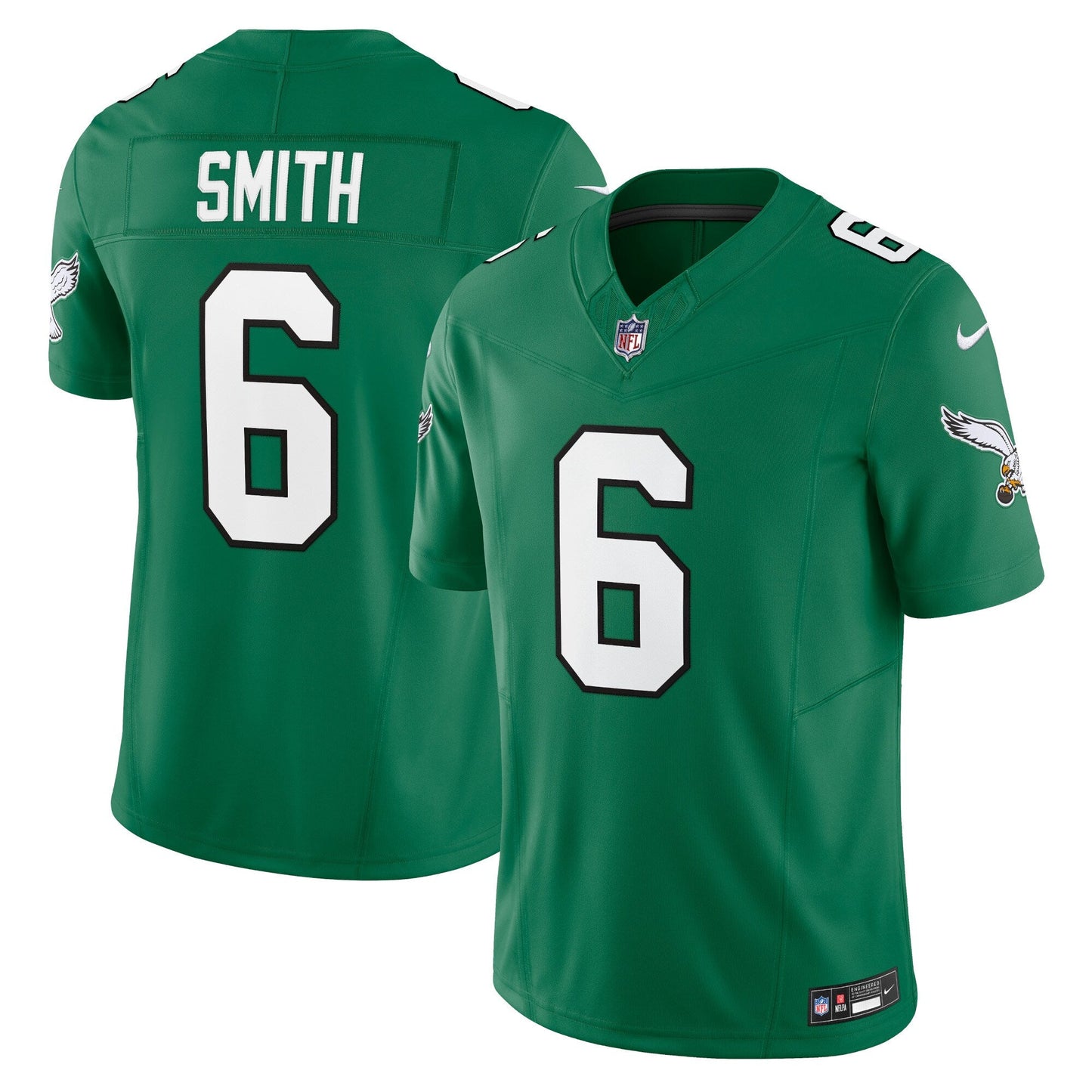Philadelphia Eagles DeVonta Smith Kelly Green Vapor F.U.S.E. Limited Jersey football jersey product view 1