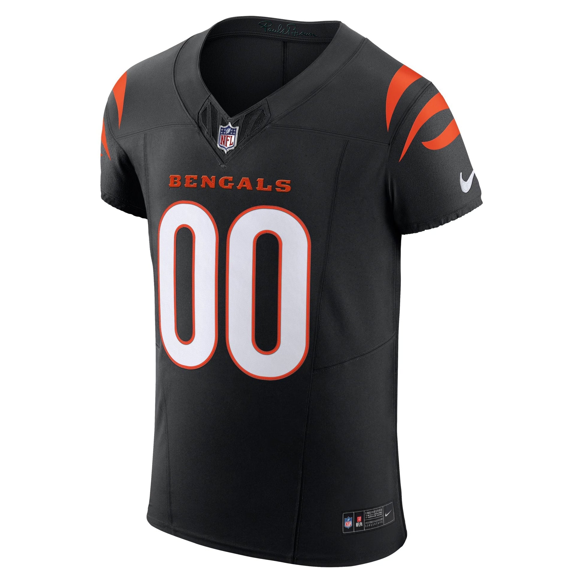 Cincinnati Bengals Black Team Vapor F.U.S.E. Elite Custom Jersey football jersey product view 1