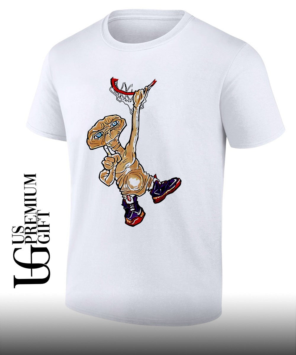 ET The Extra-Terrestrial Dunk Basketball T-shirt Unisex T-shirt, Sweatshirt, Hoodie, Long Sleeve Tee - T-Shirt, Sweatshirt, Hoodie