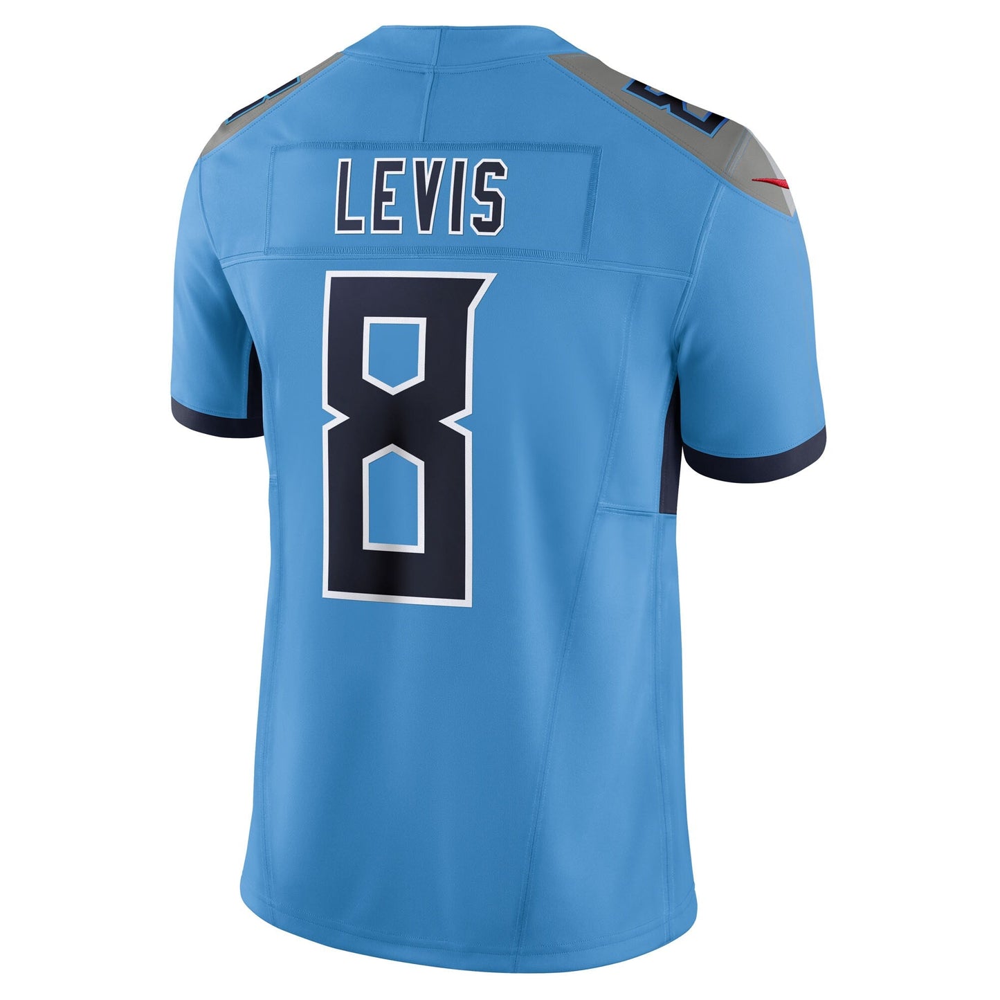 Tennessee Titans Will Levis Light Blue Alternate Vapor F.U.S.E. Limited Jersey football jersey product view 2