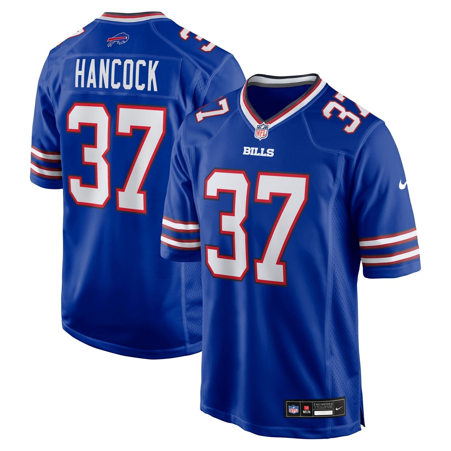 Buffalo Bills Jordan Hancock Royal Team Game Jersey basketball jersey product view 1