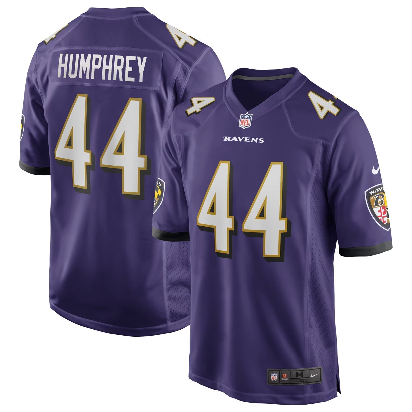 Baltimore Ravens Marlon Humphrey Purple Game Jersey football jersey product view 1
