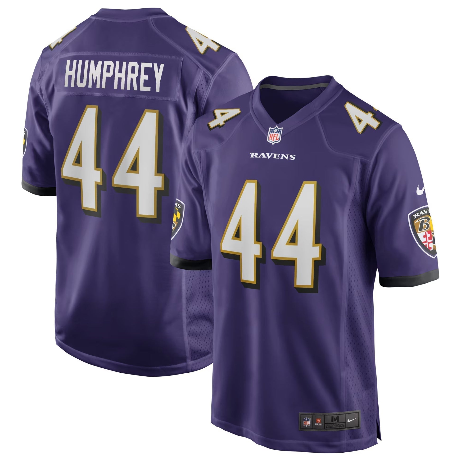 Baltimore Ravens Marlon Humphrey Purple Game Jersey football jersey product view 1